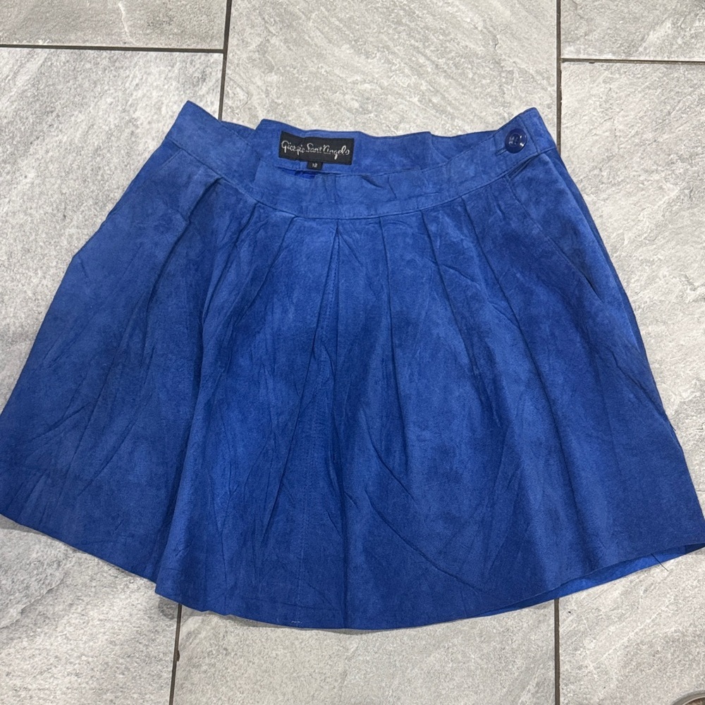 Vintage Giorgio Sant Angelo - Seude Blue Women's Skirt